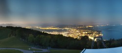 Archiv Foto Webcam Bregenz: Bergstation Pfänderbahn 03:00
