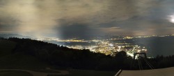 Archiv Foto Webcam Bregenz: Bergstation Pfänderbahn 23:00