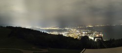 Archiv Foto Webcam Bregenz: Bergstation Pfänderbahn 01:00