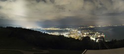 Archiv Foto Webcam Bregenz: Bergstation Pfänderbahn 23:00