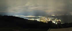 Archiv Foto Webcam Bregenz: Bergstation Pfänderbahn 01:00