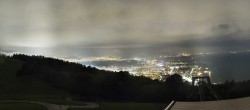 Archiv Foto Webcam Bregenz: Bergstation Pfänderbahn 23:00