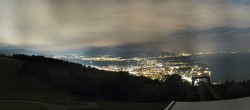 Archiv Foto Webcam Bregenz: Bergstation Pfänderbahn 23:00