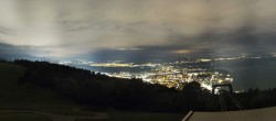 Archiv Foto Webcam Bregenz: Bergstation Pfänderbahn 01:00