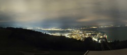 Archiv Foto Webcam Bregenz: Bergstation Pfänderbahn 01:00