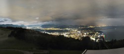Archiv Foto Webcam Bregenz: Bergstation Pfänderbahn 23:00
