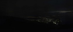 Archiv Foto Webcam Bregenz: Bergstation Pfänderbahn 21:00