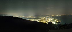 Archiv Foto Webcam Bregenz: Bergstation Pfänderbahn 23:00