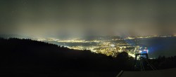 Archiv Foto Webcam Bregenz: Bergstation Pfänderbahn 23:00