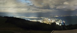 Archiv Foto Webcam Bregenz: Bergstation Pfänderbahn 23:00
