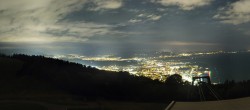 Archiv Foto Webcam Bregenz: Bergstation Pfänderbahn 01:00