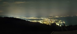 Archiv Foto Webcam Bregenz: Bergstation Pfänderbahn 01:00
