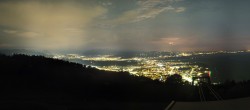 Archiv Foto Webcam Bregenz: Bergstation Pfänderbahn 23:00