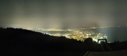 Archiv Foto Webcam Bregenz: Bergstation Pfänderbahn 01:00