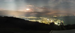 Archiv Foto Webcam Bregenz: Bergstation Pfänderbahn 23:00