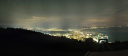 Archiv Foto Webcam Bregenz: Bergstation Pfänderbahn 01:00