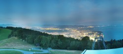 Archiv Foto Webcam Bregenz: Bergstation Pfänderbahn 03:00