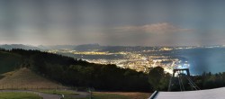 Archiv Foto Webcam Bregenz: Bergstation Pfänderbahn 23:00