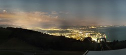 Archiv Foto Webcam Bregenz: Bergstation Pfänderbahn 23:00