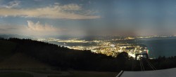Archiv Foto Webcam Bregenz: Bergstation Pfänderbahn 23:00