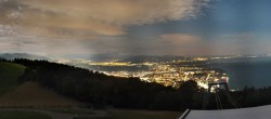 Archiv Foto Webcam Bregenz: Bergstation Pfänderbahn 01:00
