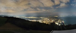 Archiv Foto Webcam Bregenz: Bergstation Pfänderbahn 01:00