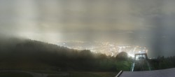 Archiv Foto Webcam Bregenz: Bergstation Pfänderbahn 03:00