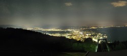 Archiv Foto Webcam Bregenz: Bergstation Pfänderbahn 23:00
