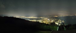 Archiv Foto Webcam Bregenz: Bergstation Pfänderbahn 23:00