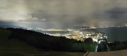 Archiv Foto Webcam Bregenz: Bergstation Pfänderbahn 23:00