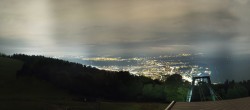 Archiv Foto Webcam Bregenz: Bergstation Pfänderbahn 01:00