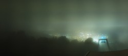 Archiv Foto Webcam Bregenz: Bergstation Pfänderbahn 01:00