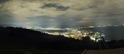Archiv Foto Webcam Bregenz: Bergstation Pfänderbahn 23:00