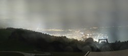 Archiv Foto Webcam Bregenz: Bergstation Pfänderbahn 23:00