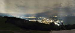 Archiv Foto Webcam Bregenz: Bergstation Pfänderbahn 03:00