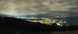 Archiv Foto Webcam Bregenz: Bergstation Pfänderbahn 01:00