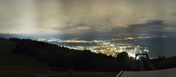 Archiv Foto Webcam Bregenz: Bergstation Pfänderbahn 03:00