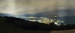 Archiv Foto Webcam Bregenz: Bergstation Pfänderbahn 01:00
