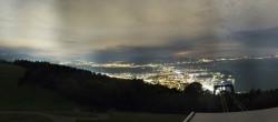 Archiv Foto Webcam Bregenz: Bergstation Pfänderbahn 23:00