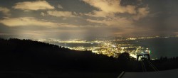 Archiv Foto Webcam Bregenz: Bergstation Pfänderbahn 03:00