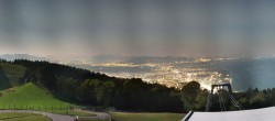 Archiv Foto Webcam Bregenz: Bergstation Pfänderbahn 23:00