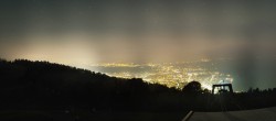 Archiv Foto Webcam Bregenz: Bergstation Pfänderbahn 01:00