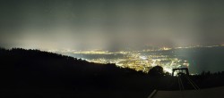 Archiv Foto Webcam Bregenz: Bergstation Pfänderbahn 23:00