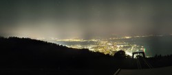 Archiv Foto Webcam Bregenz: Bergstation Pfänderbahn 01:00