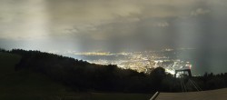 Archiv Foto Webcam Bregenz: Bergstation Pfänderbahn 01:00