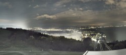 Archiv Foto Webcam Bregenz: Bergstation Pfänderbahn 23:00