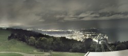 Archiv Foto Webcam Bregenz: Bergstation Pfänderbahn 01:00