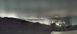 Archiv Foto Webcam Bregenz: Bergstation Pfänderbahn 03:00