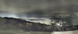 Archiv Foto Webcam Bregenz: Bergstation Pfänderbahn 23:00