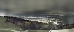 Archiv Foto Webcam Bregenz: Bergstation Pfänderbahn 03:00